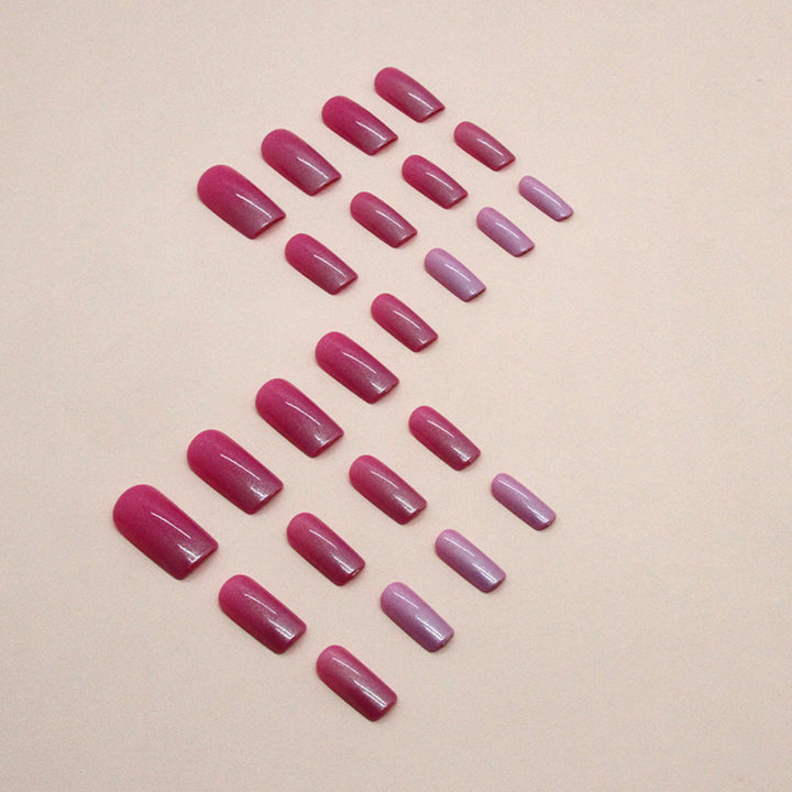 Stylische quadratische Nagelverlängerungen Karnz