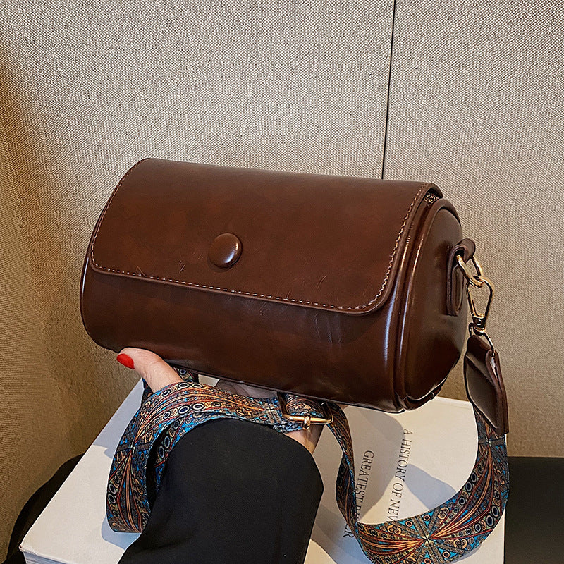 Retro Leder Crossbody Tasche Karnz