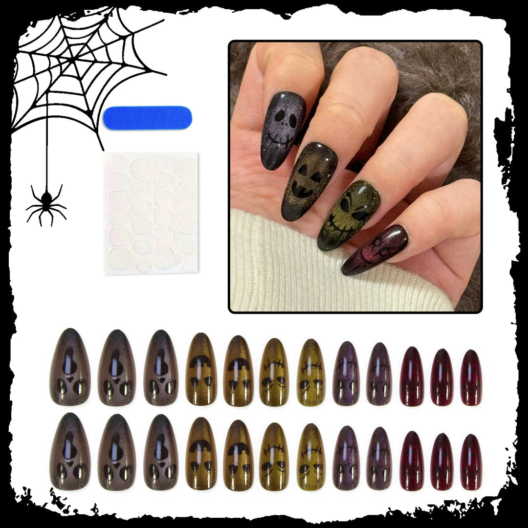 Kunstnagelset mit einzigartigen Spukmotiven Karnz
