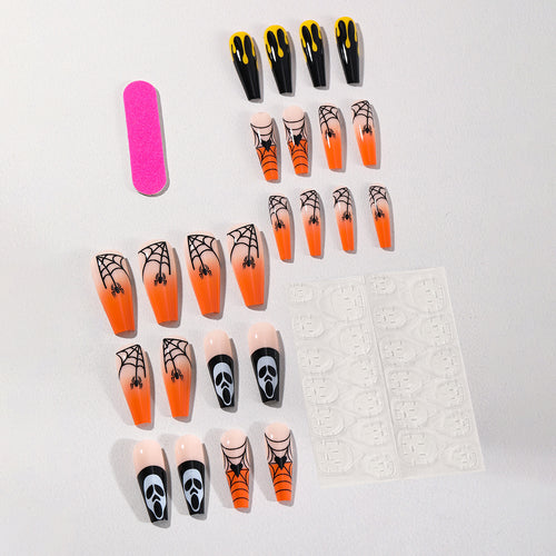 Halloween Themen Artikulierter Acryl Nagelset Karnz