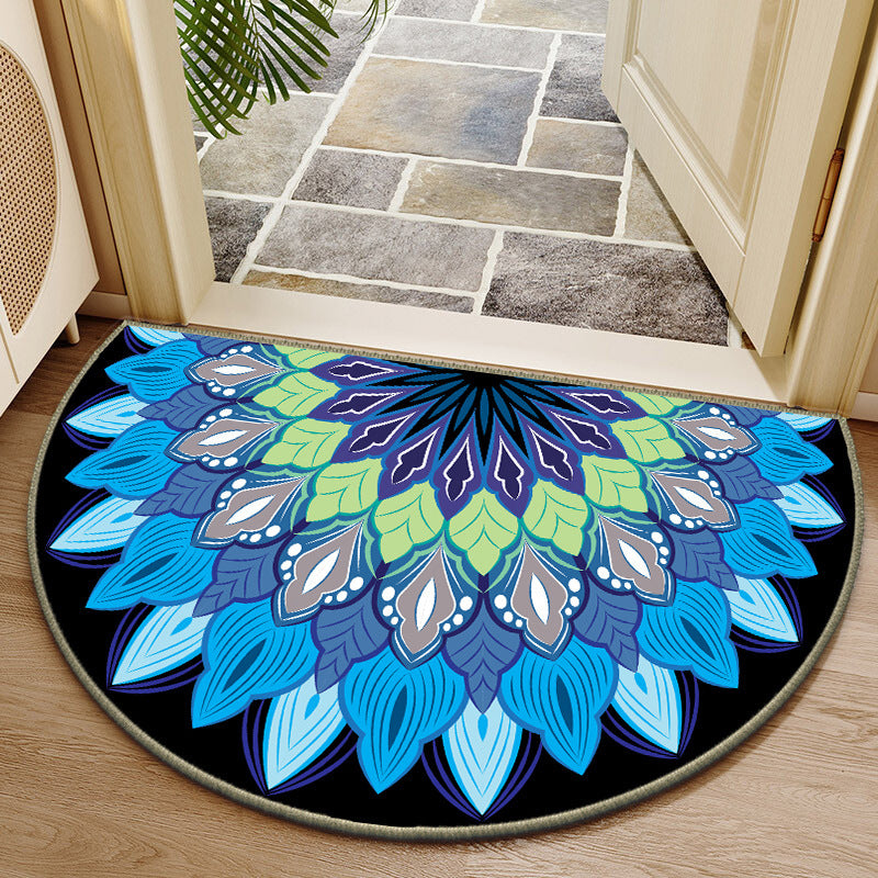 Elegante runde Blumendesign-Innenmatte Karnz