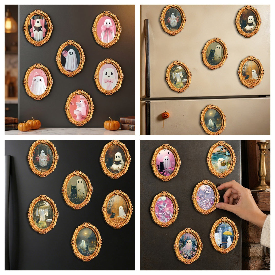 Wandbild mit kreativem Geistermotiv Karnz