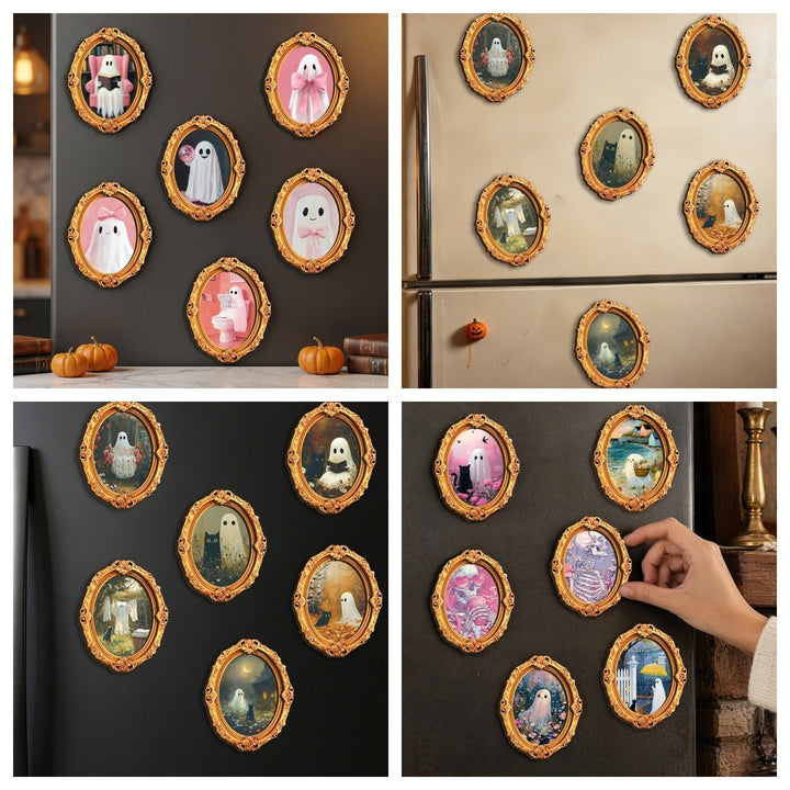 Wandbild mit kreativem Geistermotiv Karnz