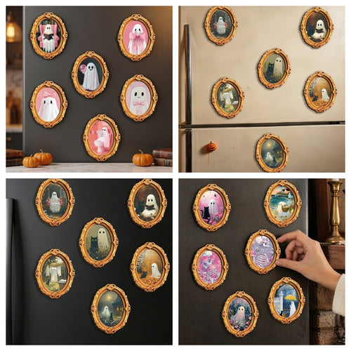 Wandbild mit kreativem Geistermotiv Karnz