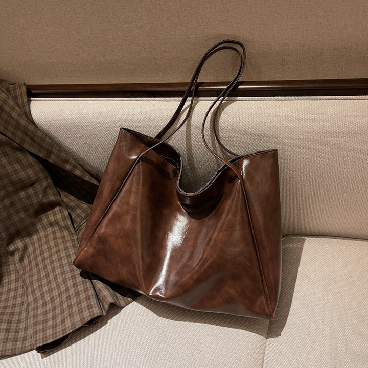 Elegante vegane Leder-Handtasche