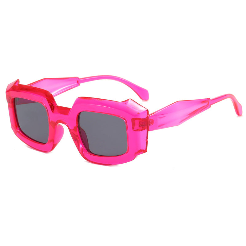 Damen trendige geometrische Sonnenbrille Karnz