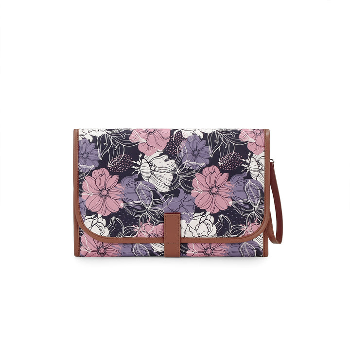 Kleine Umhängetasche mit Floralen Mustern Karnz