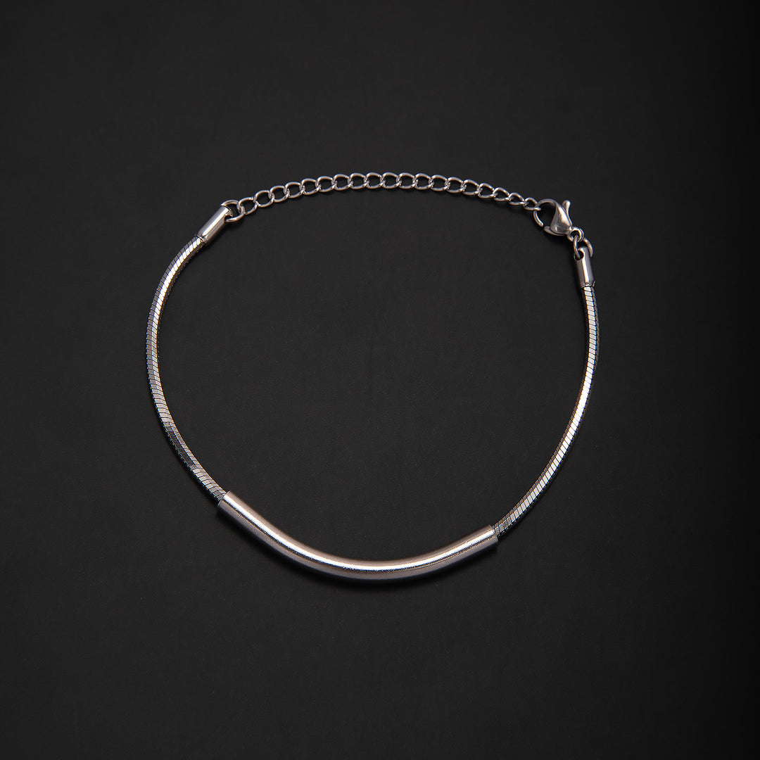 Elegante Minimalistische Silberkette Armband Karnz