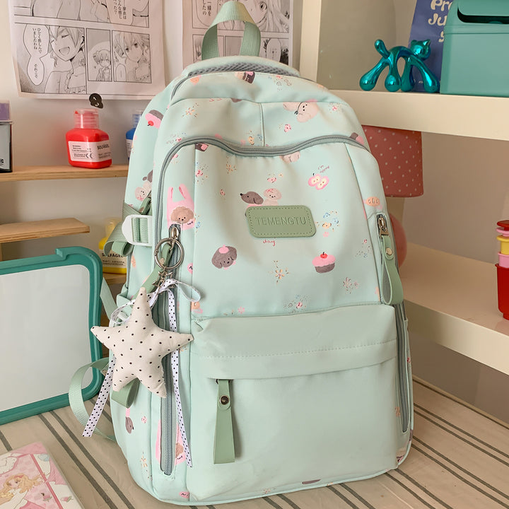 Verspielt Illustrierter Rucksack Karnz 1791205930