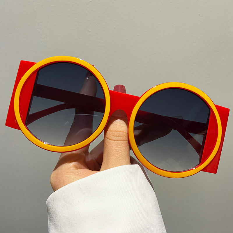 Damen oversized Sonnenbrille mit eckigem Rahmen und UV-Schutz Karnz
