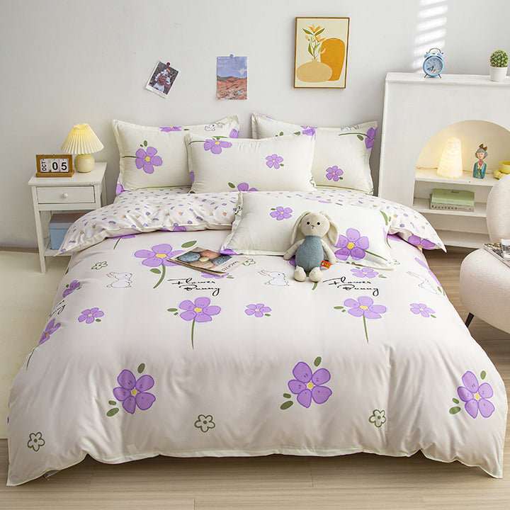 Blumenmuster Komforter Set