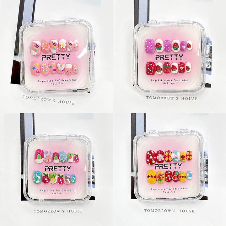 Dekoratives Press-On Nagelset Karnz