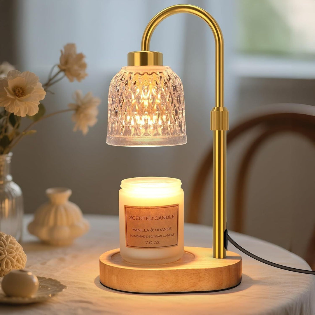 Antike Glas Tischlampe