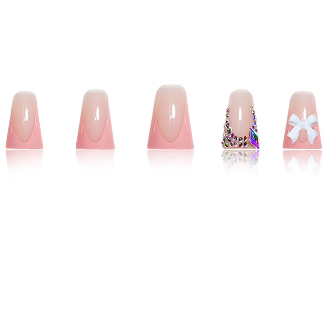 Elegantes Designer Press-On Nail Set Karnz