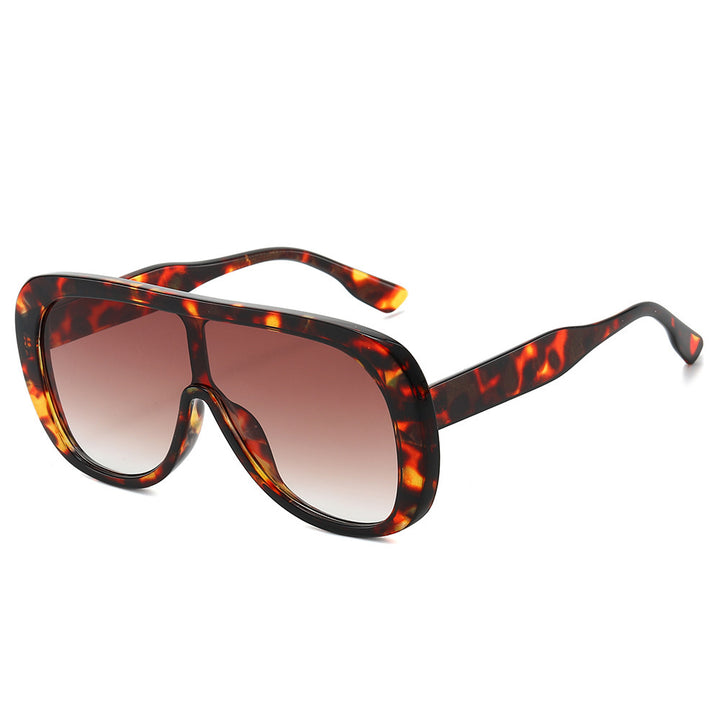 Zeitgenössische Shield Sonnenbrille Karnz