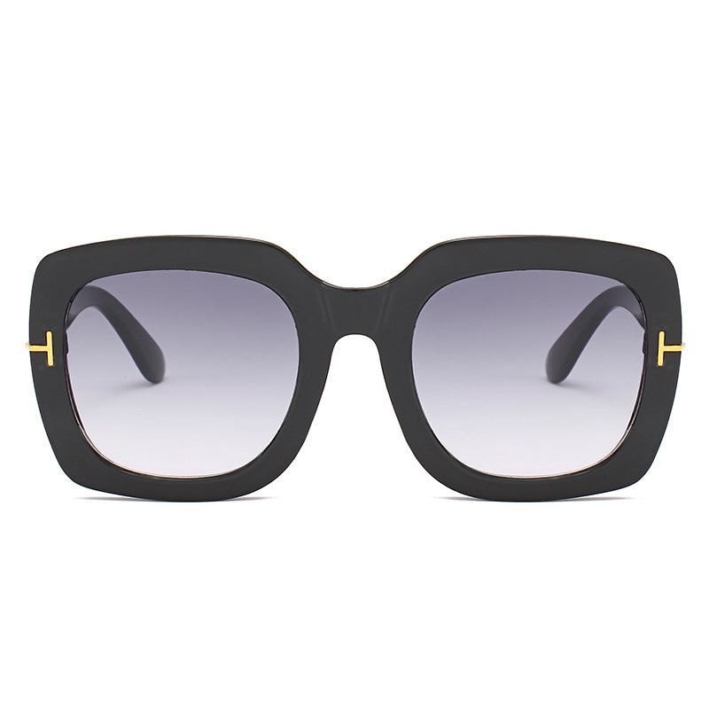 Oversized Mode Sonnenbrille mit verlaufenden Gläsern Karnz