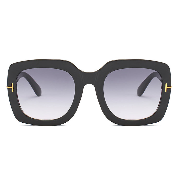 Oversized Mode Sonnenbrille mit verlaufenden Gläsern Karnz