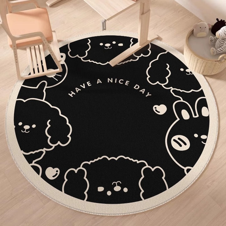 Runder Spielzimmer Teppich