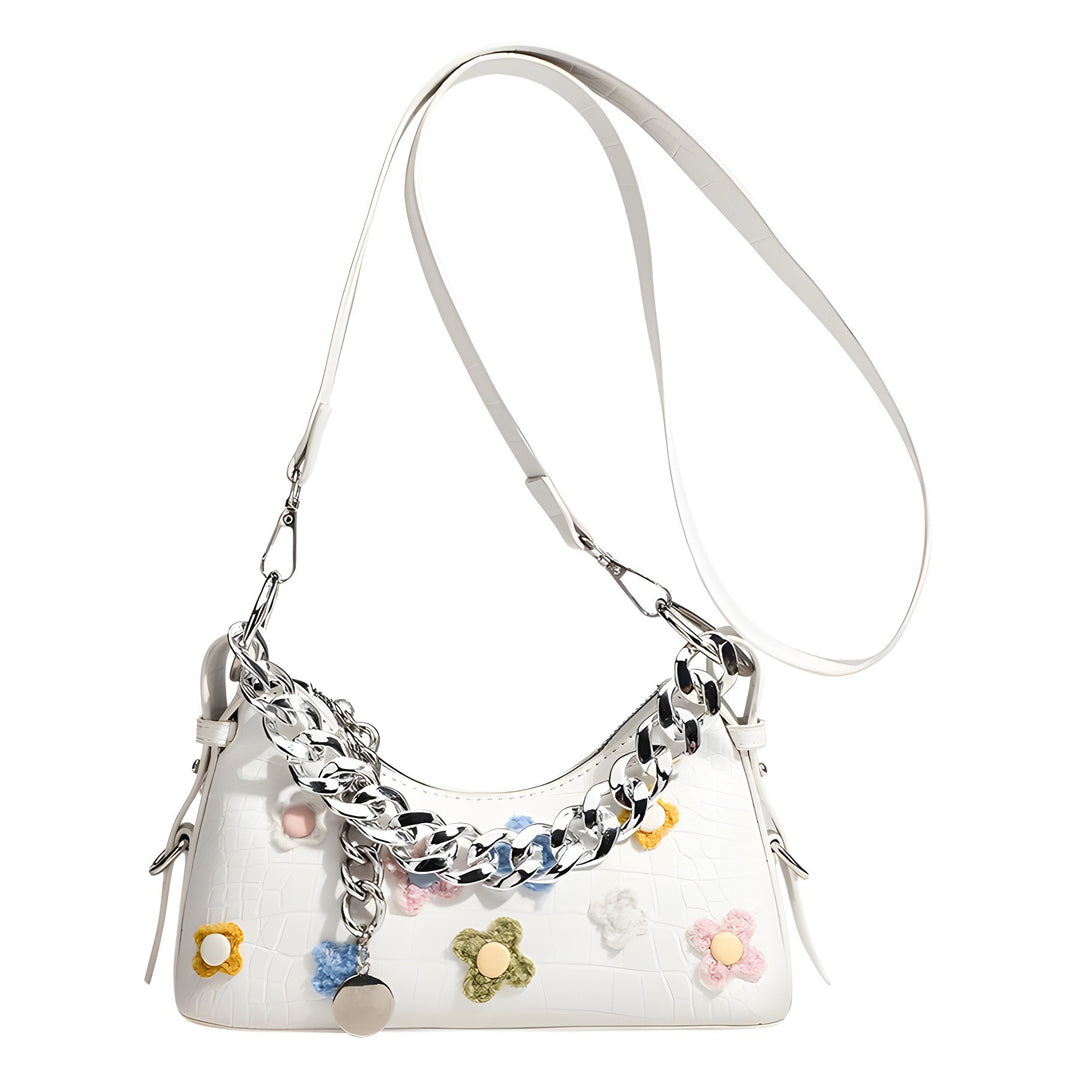 Dekorative Ketten Schultertasche Karnz