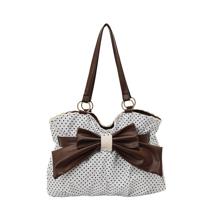 WoBow-Verzierte Pünktchen-Handtasche Karnz