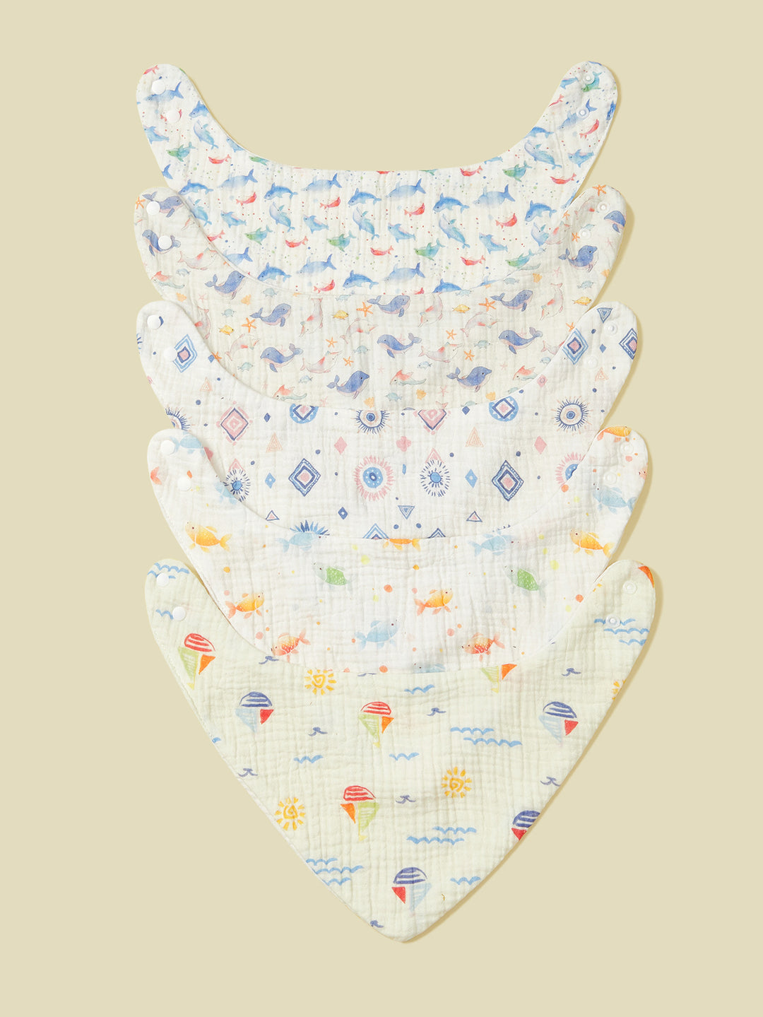 Weiche Musselin Baby Bandana Lätzchen Set Karnz