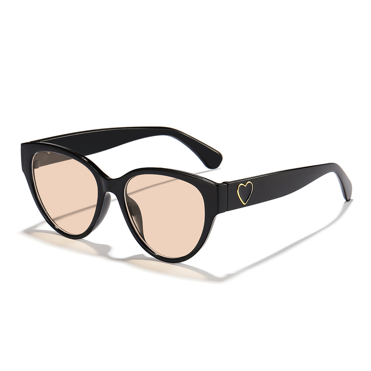 Damen Cat-Eye Sonnenbrille mit herzförmigem Detail und UV-Schutz Karnz