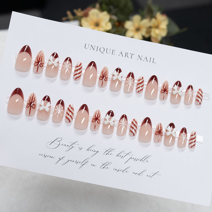 Festliches Press-On Nagelset