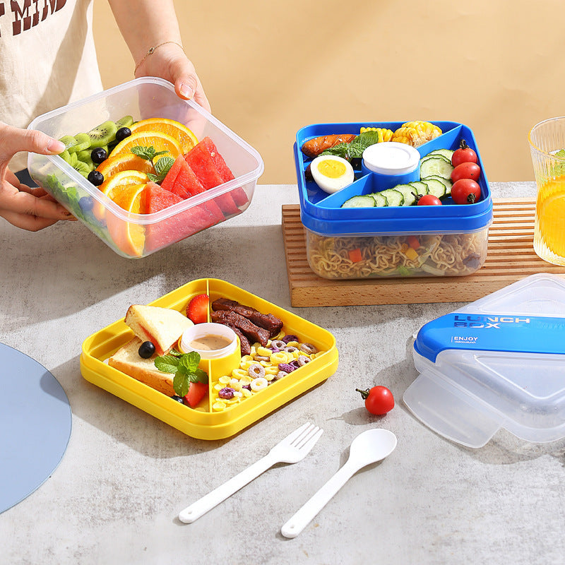 Vielseitige Mehrfach-Kompartiment-Lunchbox mit auslaufsicherem Design