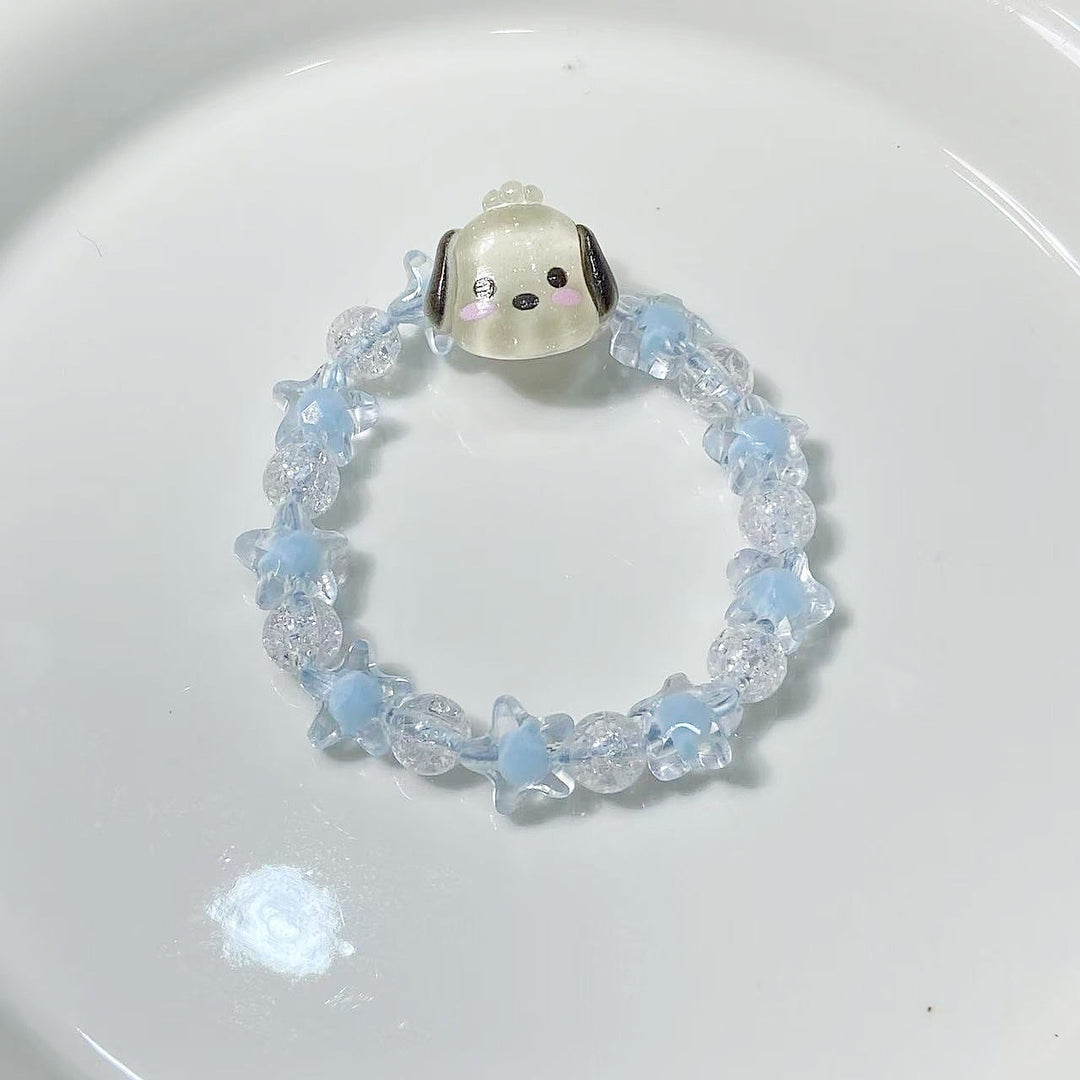 Verspieltes Armband mit Sternen und Niedlichem Anhänger Karnz