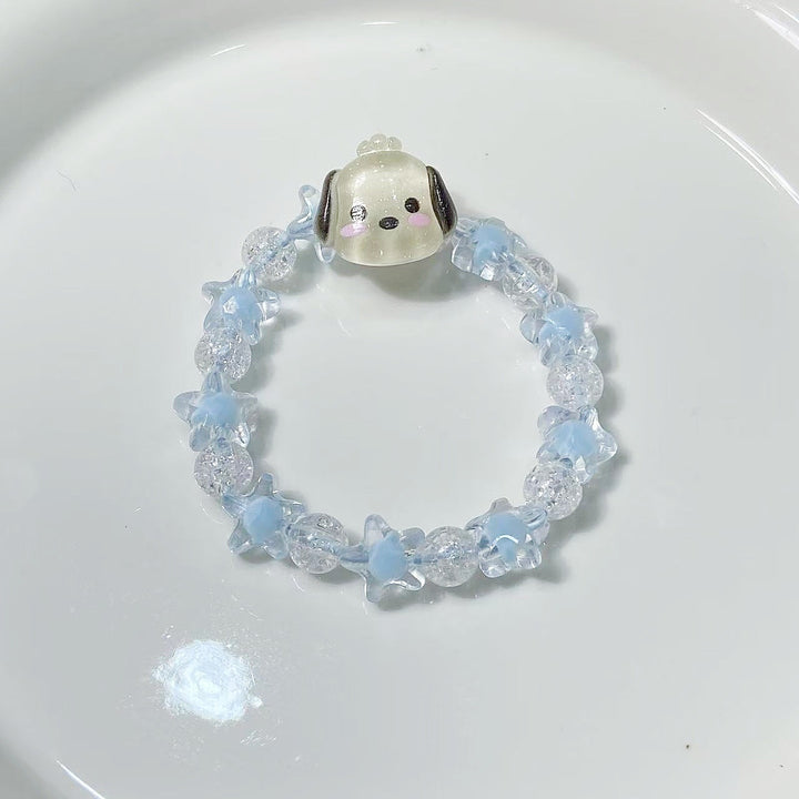 Verspieltes Armband mit Sternen und Niedlichem Anhänger Karnz