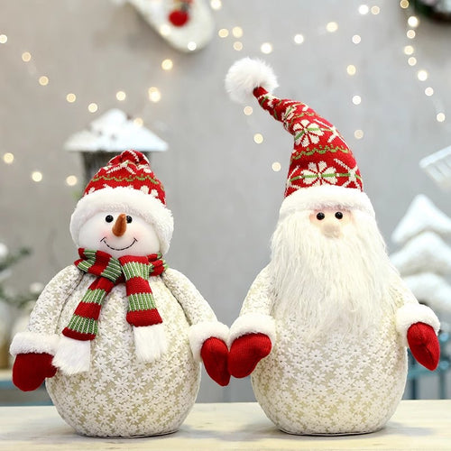 Fantasievoller Schneemann-Figur