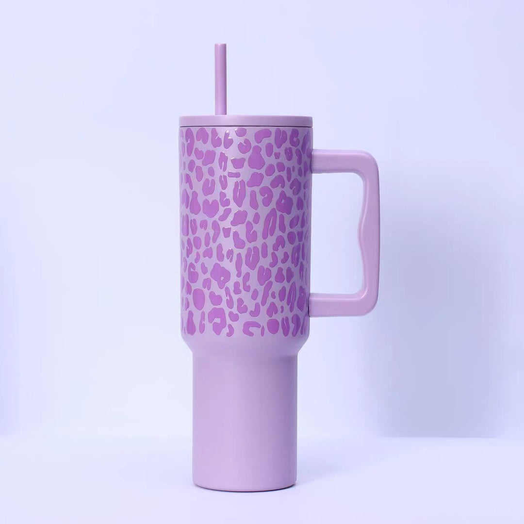 Damen Trinkbecher mit einzigartigem Leopardenmuster Karnz