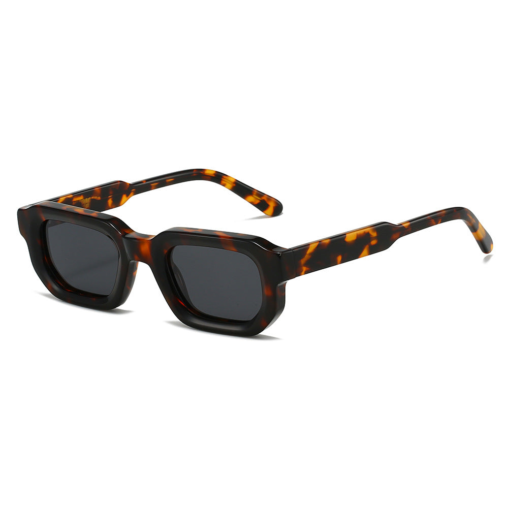 Damen moderne Sonnenbrille mit eckigem Rahmen und UV-Schutz Karnz
