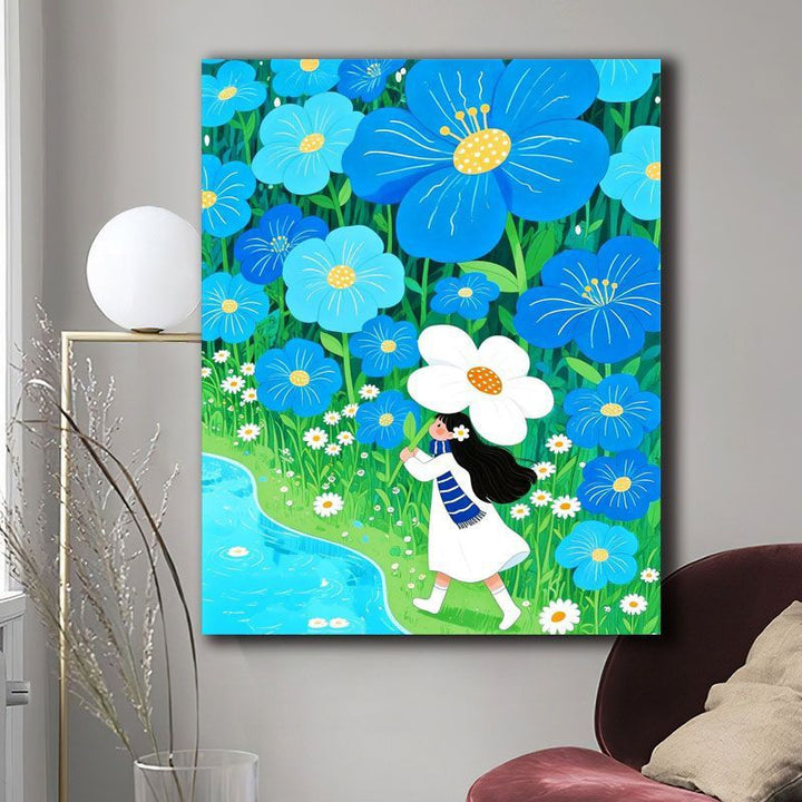 Floral Fantasy Wandkunst Karnz