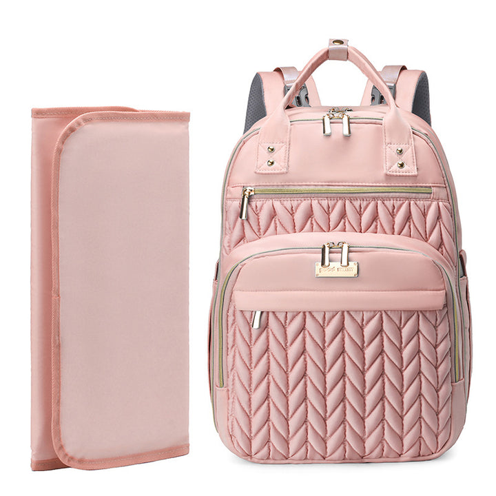 Stylischer gesteppten Wickelrucksack Karnz