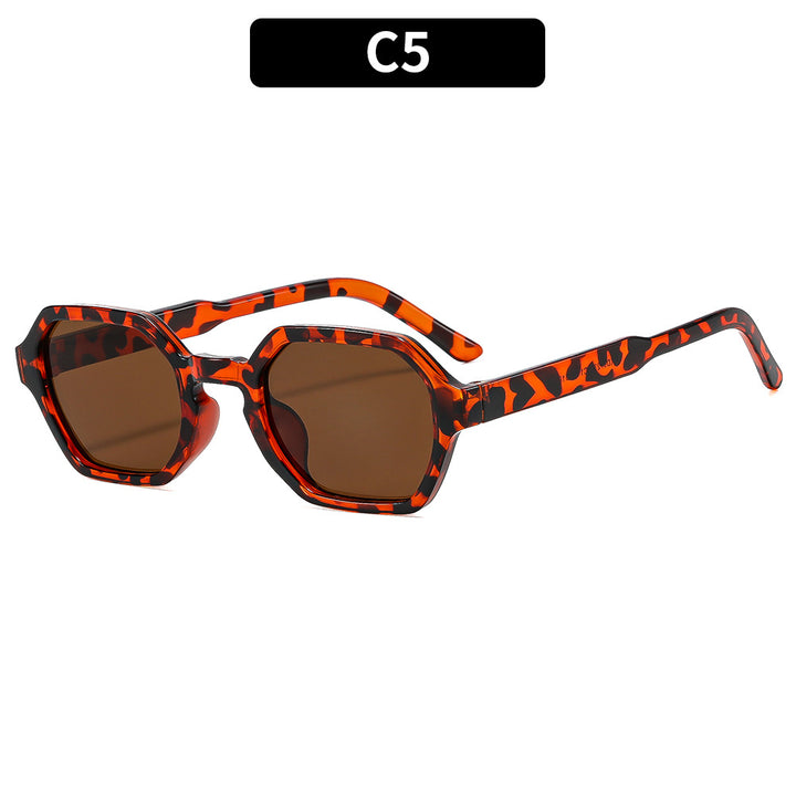 Modische hexagonale Sonnenbrille