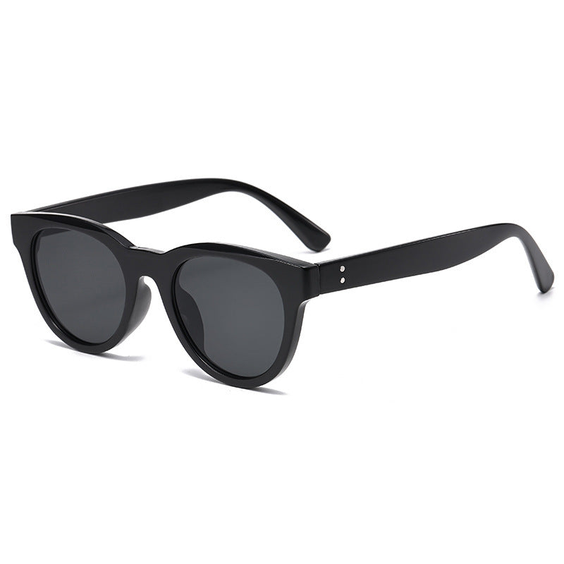 Damen Modische Oversized-Sonnenbrille im eleganten, geschwungenen Design Karnz