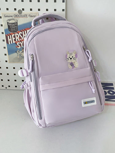 Süßer illustrierter Katzen-Design-Rucksack
