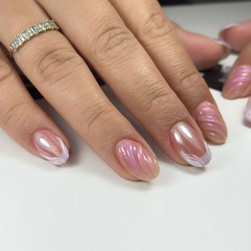 Künstlerisches Wellen Design Nagelkunst Karnz