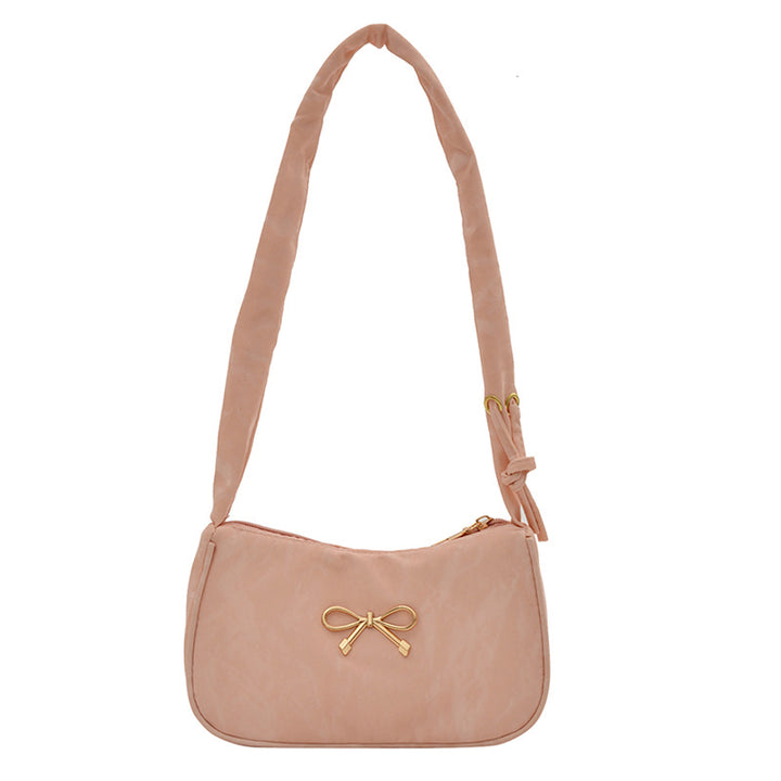 Elegante Schultertasche mit Schleifenverzierung