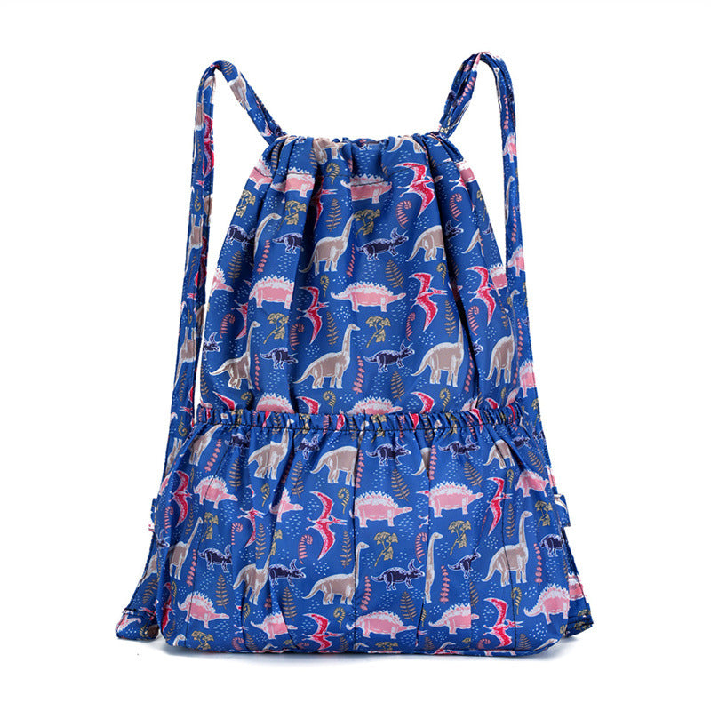 Blumenmuster Zugbeutel Rucksack Karnz