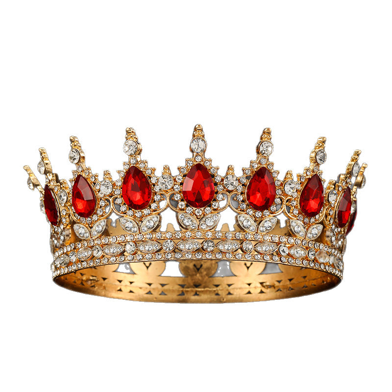 Damen Krone mit eleganten Edelsteinen Karnz