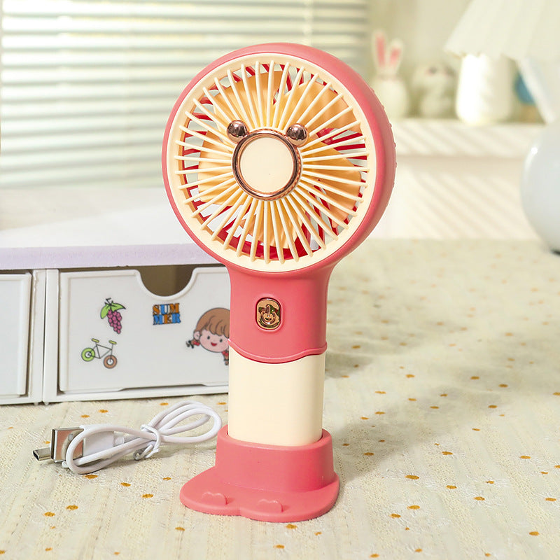 Damen Tragbarer Handventilator mit ergonomischem Design und USB-Anschluss Karnz