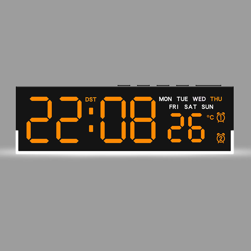 Digitaluhr mit Integriertem Thermometer und Wochentagsanzeige Karnz