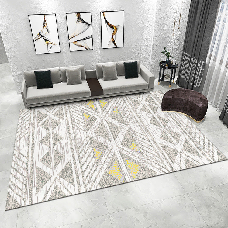 Abstrakter geometrischer Muster-Teppich