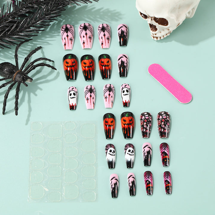 Kreatives Halloween-Kunstnagelset Karnz