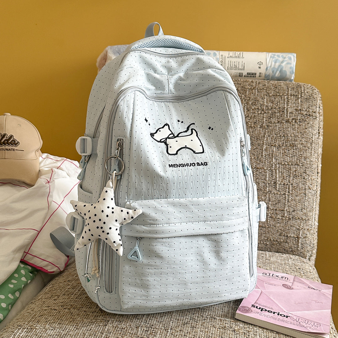 Grafische Katzen-Themen-Rucksack Karnz