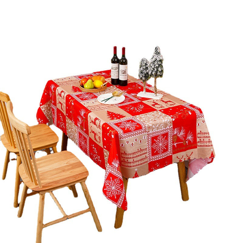 Festliche Tischdecke mit weihnachtlichem Motiv Karnz