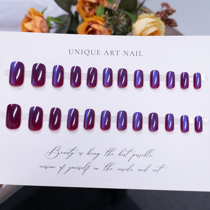 Ombre Glänzende Nagelkunst