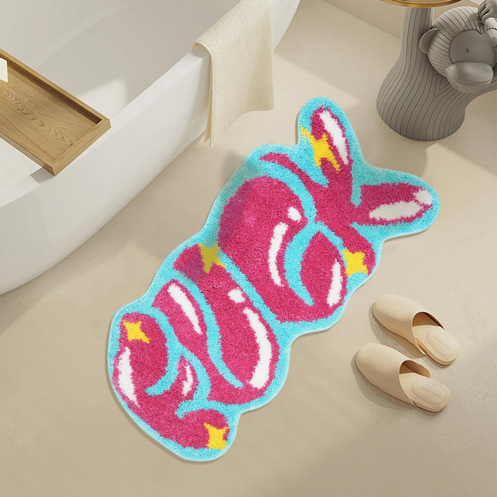 Cute Bunny-Förmige Badmatte Karnz